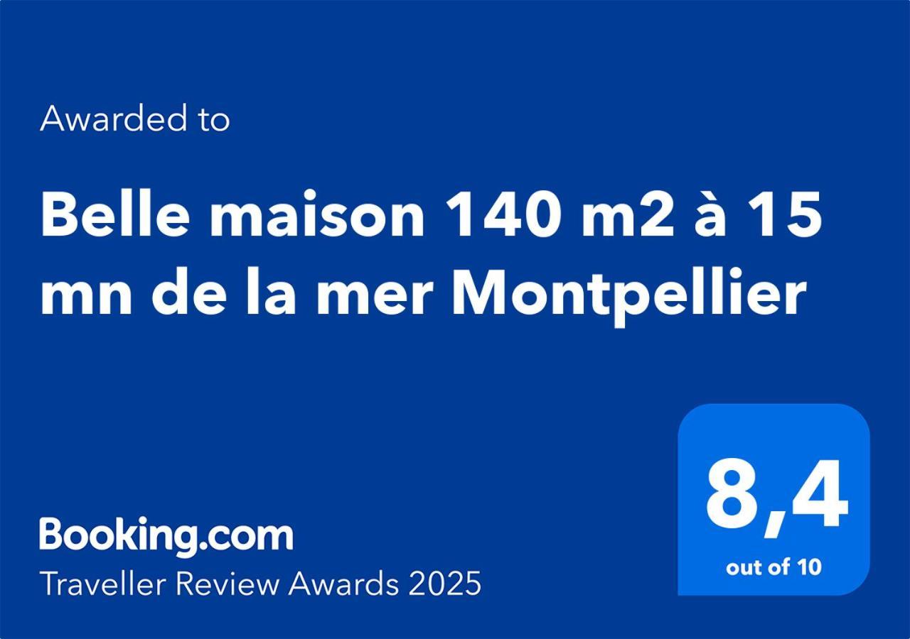 Belle Maison 140 M2 A 15 Mn De La Mer 10 Mn De Montpellier Teyran Buitenkant foto